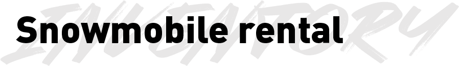 Location de Motoneiges aux Monts Valins